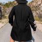 Plus Size Embroidered Long Sleeve Mini Dress