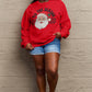 Simply Love Full Size Santa Graphic Long Sleeve CHRISTMAS Sweatshirt