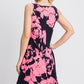 Heimish Full Size Floral V-Neck Tank Dress with Pockets