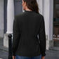 Frill Button Up Flounce Sleeve Blouse