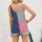 SoBeautiful Color Block Knit Tank