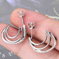 Moissanite 925 Sterling Silver Earrings