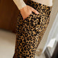 Leopard Wide Leg Pants