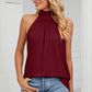 Tied Grecian Neck Tank