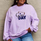 Simply Love Full Size Drop Shoulder GAME DAY Graphic Sweatshirt