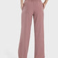 Drawstring Pocketed Active Pants
