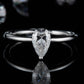 1 Carat Moissanite 925 Sterling Silver Solitaire Ring 💜
