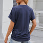 Round Neck Flutter Sleeve T-Shirt