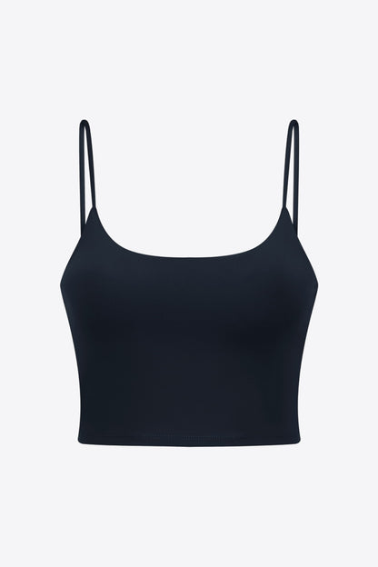 SUNSETNIGHTS Feel Like Skin Scoop Neck Sports Cami