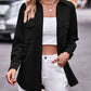 Pocketed Button Up Dropped Shoulder Shacket