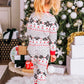 LITTLE KIDS UNISEX Snowflake Pattern Christmas Top and Pants Set SZ 4T-12Y