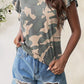 Printed Round Neck Short Sleeve T-Shirt