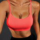 Coral Backless Sports Cami
