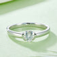 Moissanite 925 Sterling Silver Solitaire Ring