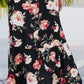 Women's Plus Size Floral High-Rise Skirt