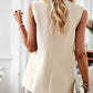 Double-Breasted Sleeveless Blazer