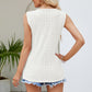 SUNSETNIGHTS Full Size Spliced Lace V-Neck Tank
