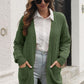 Open Front Longline Cardigan with Pockets