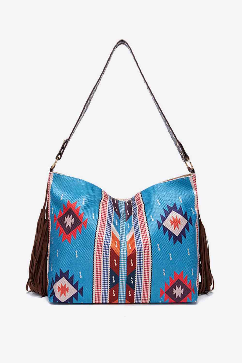 Amelia Southwestern Geometric Canvas Tote Bag