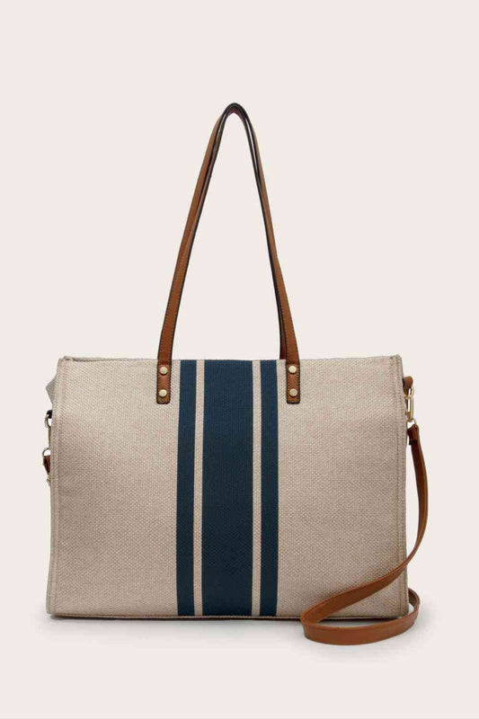 Georgina Oversized Striped Tote Bag