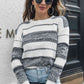 KnitwearTime Two-Tone Slit Sweater