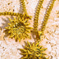 Sun Pendant Copper Necklace