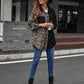 Collared Neck Contrast Color Dropped Shoulder Shirt