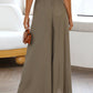 JabrowBee Drawstring Waist Wide Leg Pants