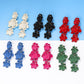 Flower Shape Zinc Alloy Dangle Earrings