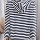 Full Size Striped Long Sleeve Hoodie