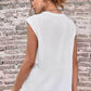 Women's Round Neck Cap Sleeve Top