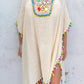 One Size Tassel Detail Embroidery Dress