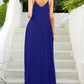 OCEANSIDE Spaghetti Strap V-Neck Maxi Dress with Pockets