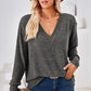 V-Neck Dropped Shoulder T-Shirt