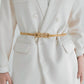 Jessica Anne Beauty Knot Buckle Metal Belt