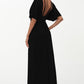 Full Size Strappy Neck Maxi Dress
