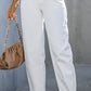 High-Waist Straight Jeans