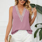 V-Neck Wide Strap Tank