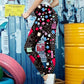 Printed High Waist Skinny Leggings