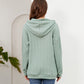 Full Size Raglan Sleeve Front Pocket Hoodie