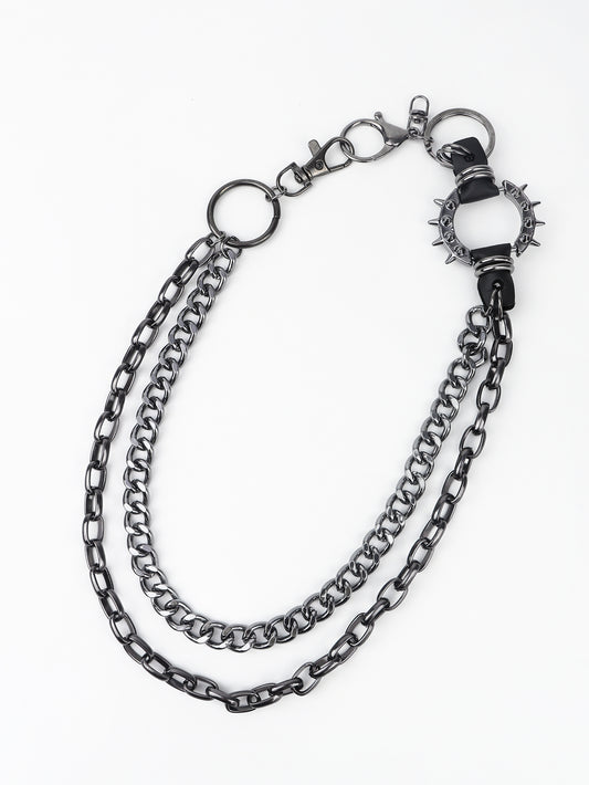 Women's Punk Aluminum Chain Belt