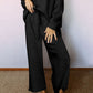 Full Size Dropped Shoulder Top and Pants Set