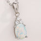 Women's Find Your Center Opal Pendant Necklace