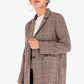 Women's Bryony Plaid Two-Button Blazer