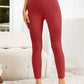 QUINN AMIR Ribbed Detail Leggings