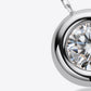 1 Carat Moissanite Pendant 925 Sterling Silver Necklace
