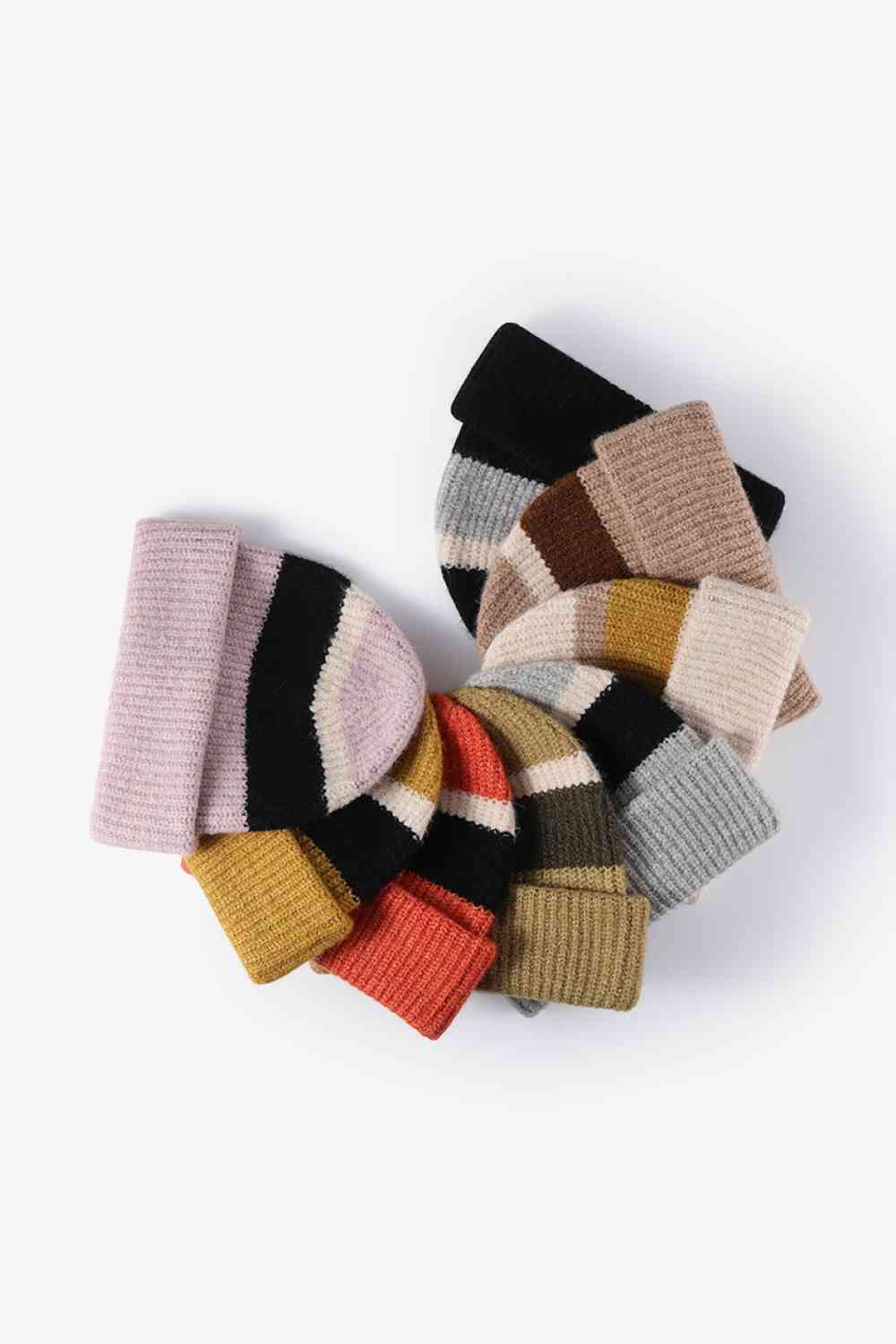 EZBeanie Tricolor Cuffed Hat Knit Beanie