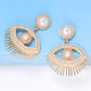 Evil Eye Shape Rhinestone Zinc Alloy Synthetic Dangle Earrings