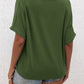 Lace Detail V-Neck T-Shirt