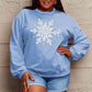Simply Love Full Size Christmas Snowflake Graphic Sweatshirt